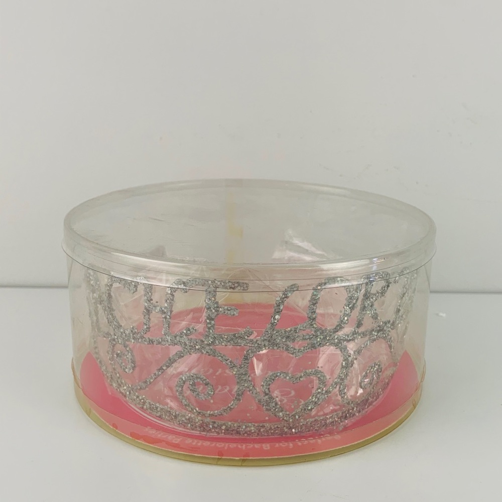 NIP bachelorette glitter tiara